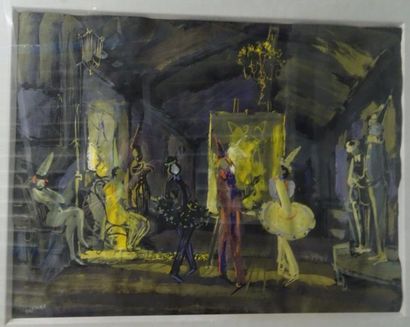 ECOLE MODERNE

- Saltimbanques dans l'atelier...