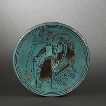 ACCOLAY (1945-1992) 

Plat circulaire en...
