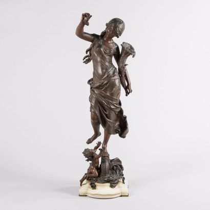 D'après AUGUSTIN MOREAU (1834-1917). 

Allégorie...