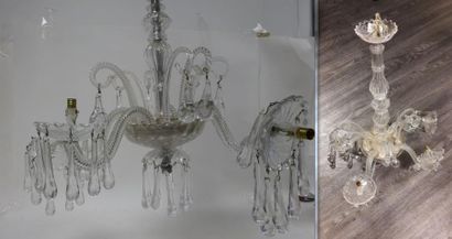 SAINT LOUIS

Lustre en cristal incolore et...