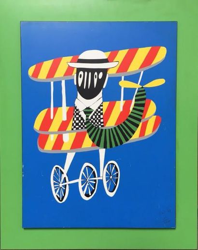 Yannis GAITIS (1923-1984)

Personnage volant.

Lithographie...