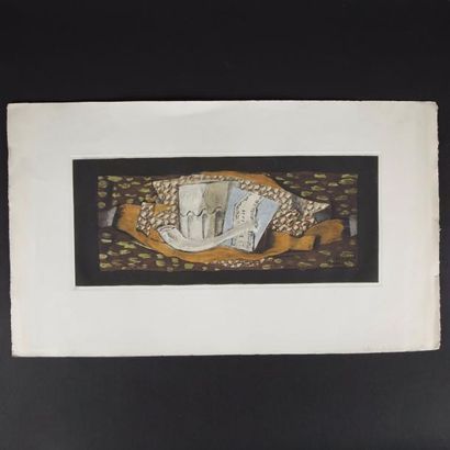 D’après Georges BRAQUE 

Nature morte au...