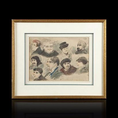 ECOLE du XIXème siècle

Portraits d'hommes...