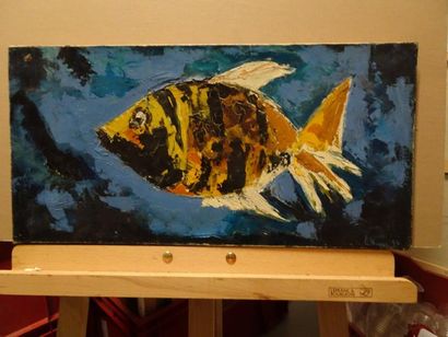L. VELASCO


Le poisson

Huile sur toile.

Signée...