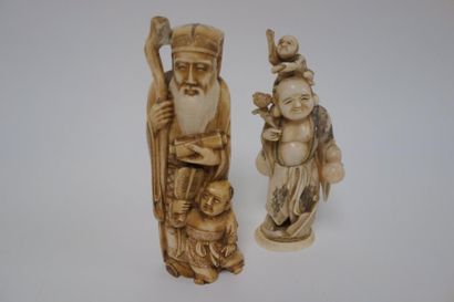 JAPON


Lots de deux okimonos en ivoire d'éléphant...