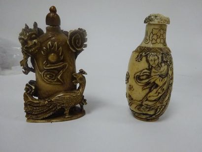 CHINE


Ensemble de deux tabatières : une...