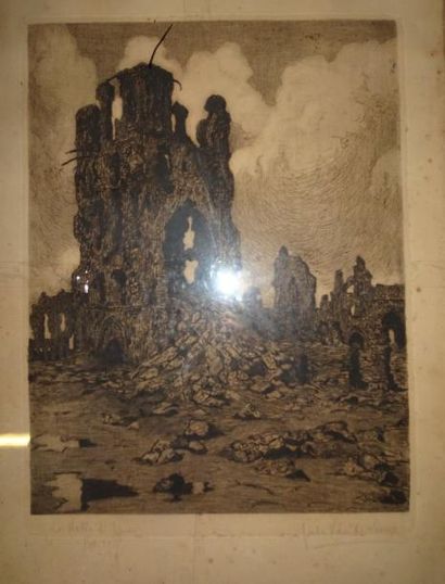 D'après VAN DE LUNE


La halle d'Ypres.

Estampe.

Signée...