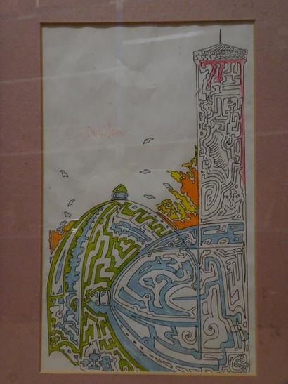 Emilio PUCCI


Dômes et tour.

Dessin aux...