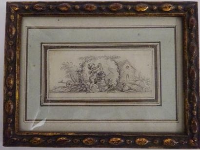 Ecole du XVIIIème siècle

Putto à l'autel...