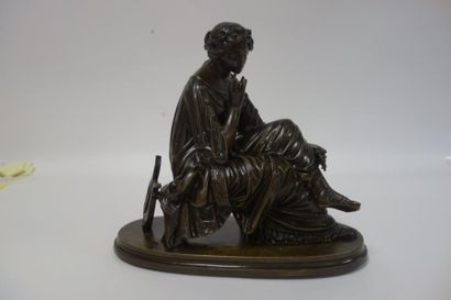 Ecole du XIXème siècle

Femme à la lyre....