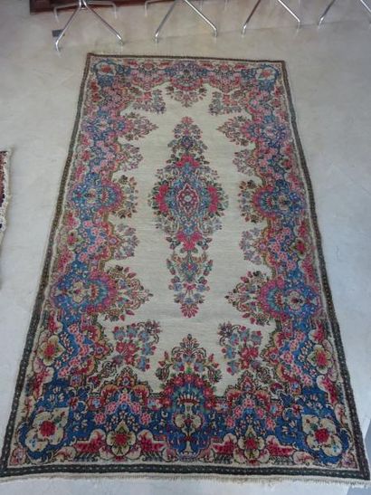 KIRMAN


Tapis en laine à fond beige à décor...