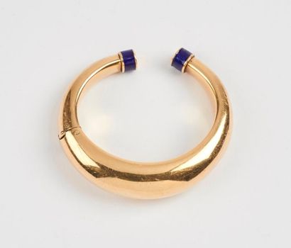 Bracelet jonc en or jaune (750) Ouverture...