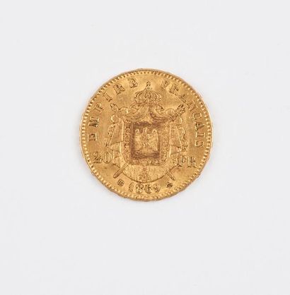 France


Pièce de 20 francs or Napoléon III...