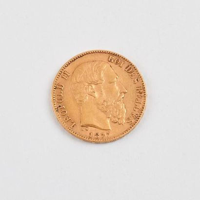 Pièce de 20 Francs en or, 1877. 

Poids :...