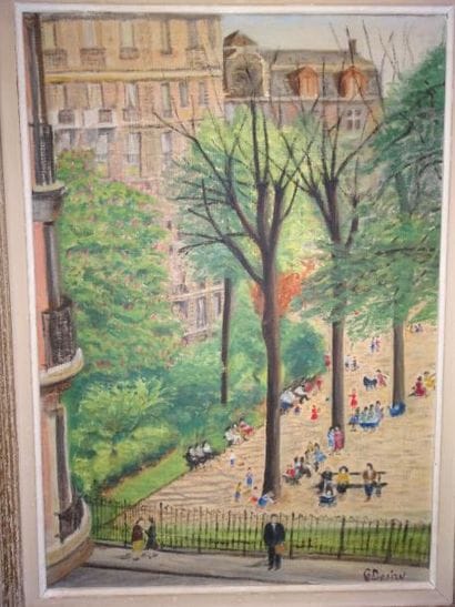 Ecole du XXème siècle.


Jardin parisien....