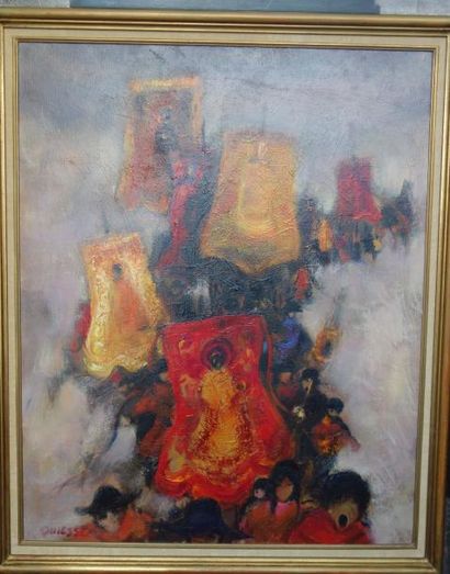 Claude QUIESSE (1938)


La procession. 

Huile...