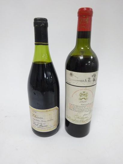 CHATEAU MOUTON ROTHSCHILD

1 bouteille, 1950.

Niveau...