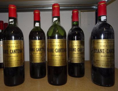 CHATEAU BRANE CANTENAC, 5 bouteilles :

-...