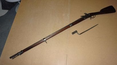 FRANCE.

Fusil d'infanterie. Modèle à silex....