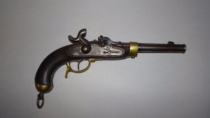 PRUSSE. 

Pistolet à percussion. Modèle 1850....