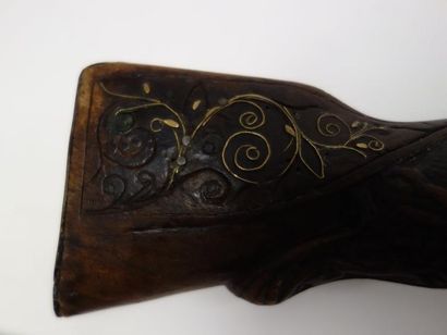 EMPIRE OTTOMAN

Pistolet à silex, de ceinture.

Canon...