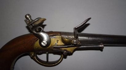 FRANCE.
Pistolet à silex. Modèle 1777 1 Type....