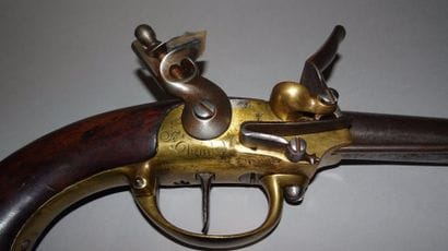FRANCE.

Pistolet à silex. Modèle 1777, 2ème...