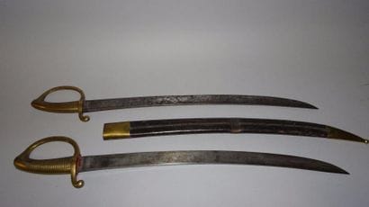 FRANCE.

Deux sabres briquets. Modèles AN...