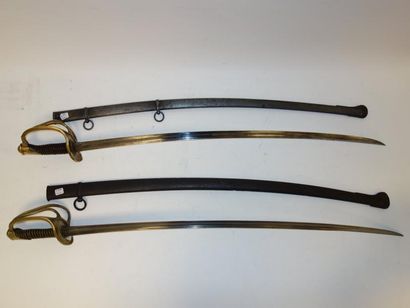 FRANCE

Deux sabres de cavalerie légère,...