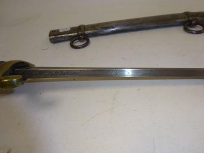 Deux sabres de canonnier monté, modèle 1829.
-...