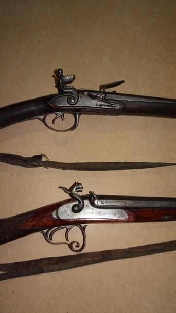 FRANCE.


Fusil de chasse à silex.

A deux...