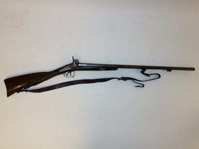 Fusil de chasse d'enfant, à percussion.

Platines...