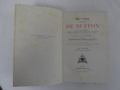 Oeuvres complètes de Buffon

Fin du XIXème...