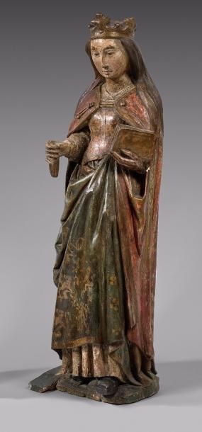 Sainte femme couronnée, sans doute sainte...