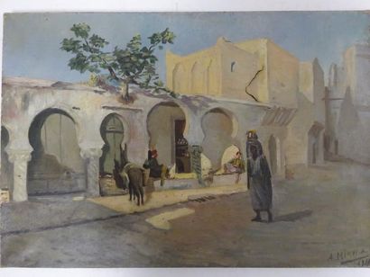 A. MICHEL 


Ruelle arabe. 1915.

Huile sur...