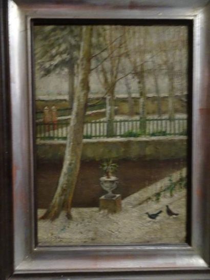 PAUL MADELINE (1863-1920)


Jardin en hiver.

Huile...