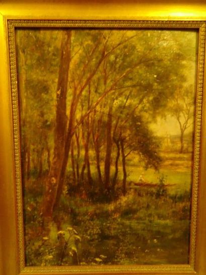 Hermina BRUCK (1865-1944) 


Bord de rivière...