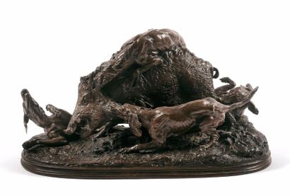 D'après Pierre-Jules MÊNE (1810-1879)

Chasse...