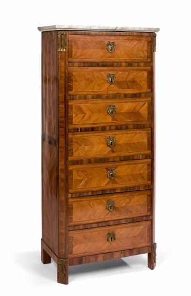 Semainier
En bois, bois de placage et filets,...