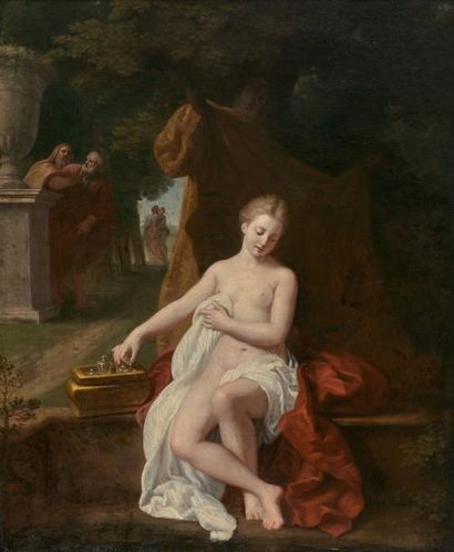 École FRANÇAISE vers 1700

Suzanne et les...