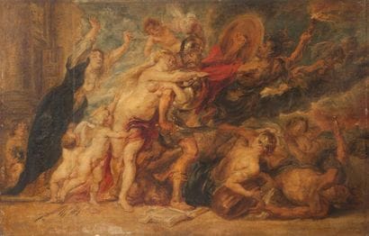 D'après Pierre-Paul RUBENS (Siegen (Westphalie)...