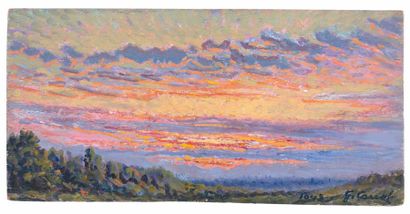 Gustave CARIOT (1872-1950)

Crépuscule.
Huile...