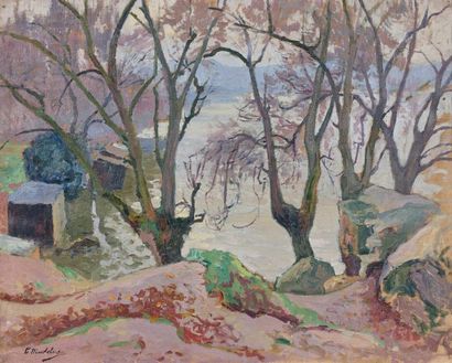 PAUL MADELINE (1863-1920)

La crue de l'Erdre,...