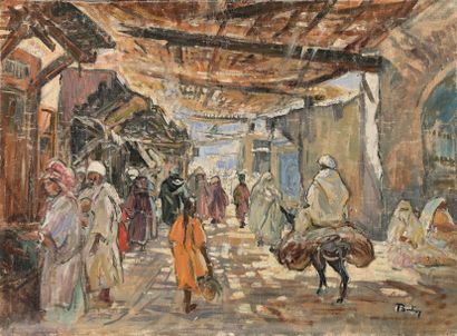 Henri Jean PONTOY (1888-1968)

Scène de souk...
