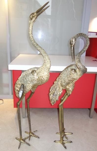 Couple de hérons

En bronze anciennement...
