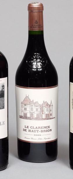LE CLARENCE DE HAUT BRION
12 bouteilles 2008.
Caisse...