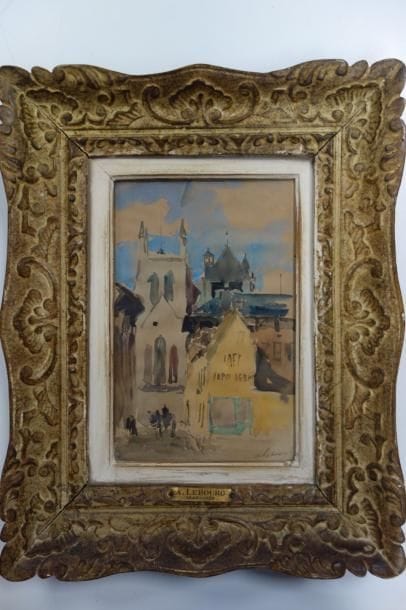 Albert Marie LEBOURG (1849-1928)


Le clocher.

Aquarelle.

Signée...