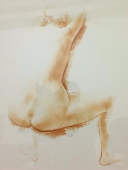 D'après Antoniucci VOLTI (1915-1989) 

Baigneuse. 
Impression...
