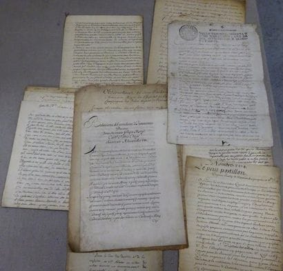 MANUSCRITS des XVIIème et XVIIIème siècles.

Réunion...