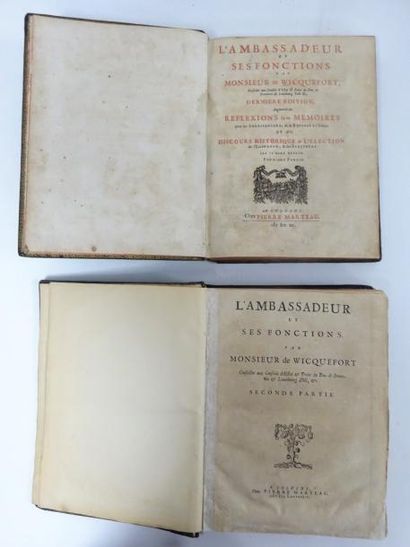 WICQUEFORT (Abraham de)


L'Ambassadeur et...
